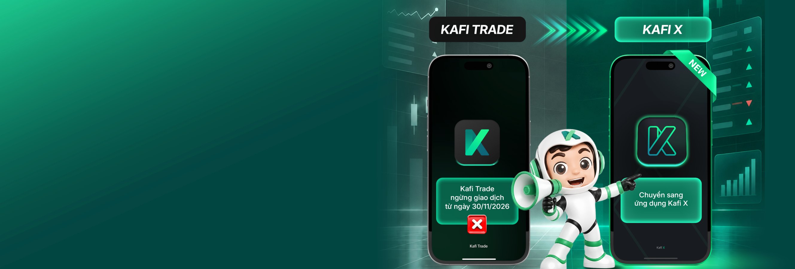 Thông báo ngừng cung cấp Ứng dụng/Website Kafi Trade
