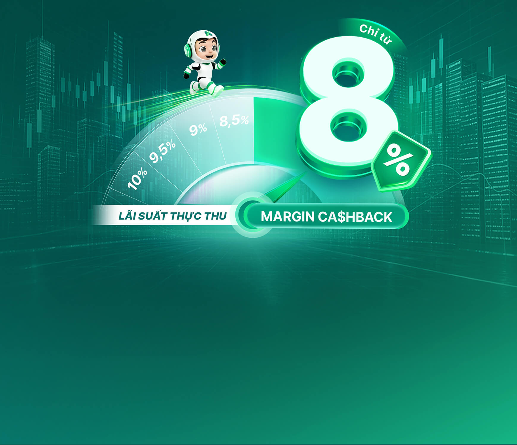 Margin Cashback: Giao dịch càng nhiều - Lãi suất càng thấp